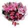 букет из роз и тюльпанов с лилией. ОАЭ